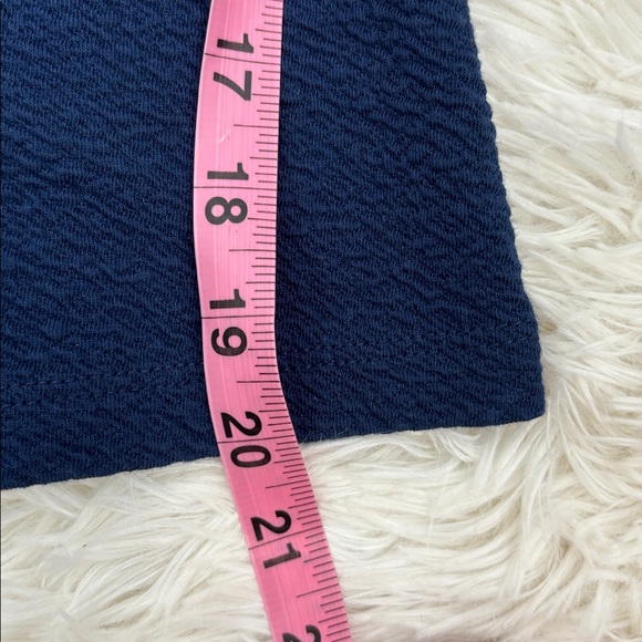 Maeve Anthropologie Dark Blue Long Sleeve Shirt Sweetheart Top New With Tags - Picture 14 of 15